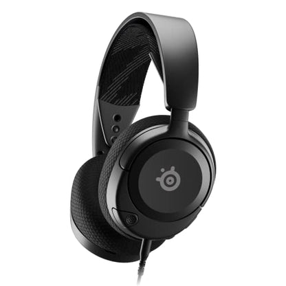 SteelSeries Arctis Nova 1 Multi-System Gaming Headset — Hi-Fi Drivers — 360° Spatial Audio — Comfort Design — Durable — Ultra Lightweight — Noise-Cancelling Mic — PC, PS5/PS4, Switch, Xbox - Black