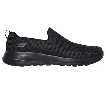 Skechers mens Go Max-athletic Air Mesh Slip on Walking Shoe, Black, 10.5 US, 54600-BBK