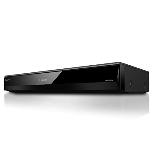 Panasonic Streaming 4K Blu Ray Player with Dolby Vision and HDR10+ Ultra HD Premium Video Playback, Hi-Res Audio, Voice Assist - DP-UB820-K (Black)