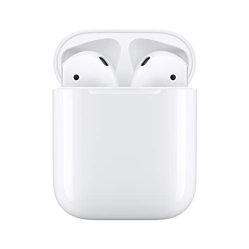 Apple AirPods (2nd Generation) Wireless Earbuds with Lightning Charging Case Included. Over 24 Hours of Battery Life, Effortless Setup. Bluetooth Headphones for iPhone