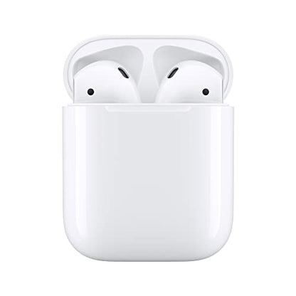 Apple AirPods (2nd Generation) Wireless Earbuds with Lightning Charging Case Included. Over 24 Hours of Battery Life, Effortless Setup. Bluetooth Headphones for iPhone