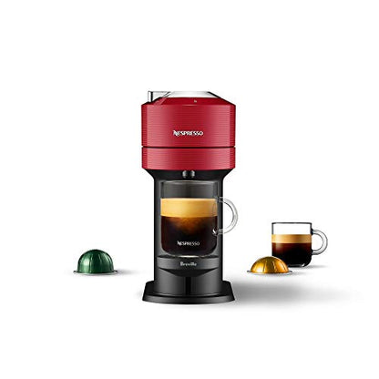 Nespresso Vertuo Next Coffee and Espresso Machine by Breville, Cherry Red, 1.1 Liters