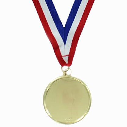 in Honor of Academic Excellence Mylar Medal Comes with Neck Ribbon - Pack of 12