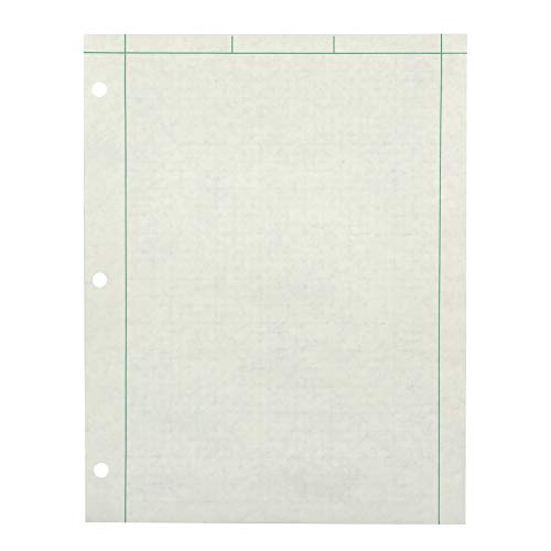 Amazon Basics Engineering Computation Pad, 8.5" x 11", Quad/Margin Rule, 100 Sheets