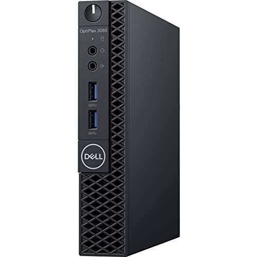 Dell OptiPlex 3060 Micro PC with Intel Core i3-8100T 3.1 GHz, 8GB RAM, 128GB SSD (Renewed)