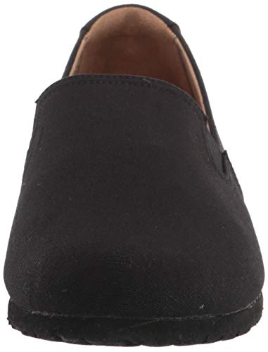 Amazon Essentials Women's Casual Slip-On Canvas Flat, Black, 8.5