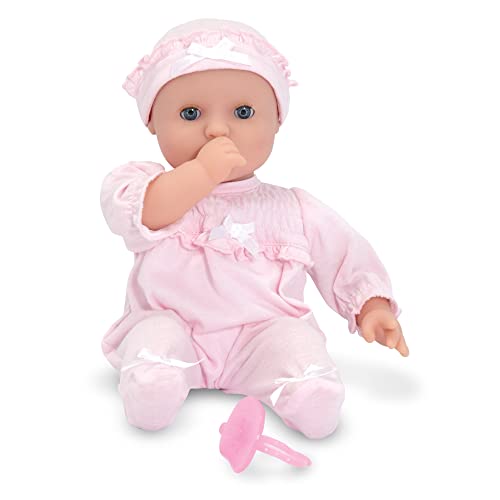 Melissa & Doug Mine to Love Jenna 12-Inch Soft Body Baby Doll (Frustration-Free Packaging, Great Gift for Girls and Boys – Best for Babies, 18/ 24 Month Olds, 1 and 2 Year Olds))