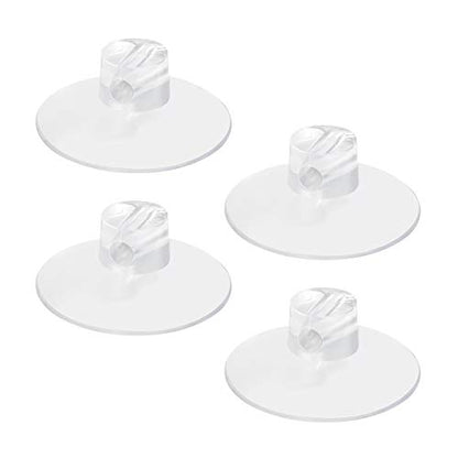 ChengFu 4 Pack Bathroom Shower Caddy Connectors Suction Cups, Heavy Strength Clear Suction Cups Compatible with Zenna Home, Simple Houseware, GeekDigg, Plumboss, Splash Home