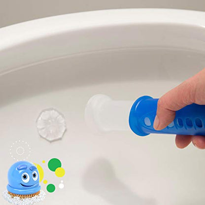 Scrubbing Bubbles Fresh Gel Toilet Bowl Cleaning Stamps, Gel Cleaner, Works on Limescale and Toilet Rings, Lavender Scent, 6 Stamps, 1.34 Oz