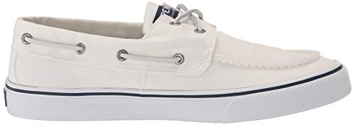 Sperry Men's Bahama II Boat Shoe, SW White, 9 M US