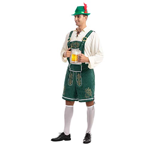 Spooktacular Creations Adult Men Green Oktoberfest Costume (Large)