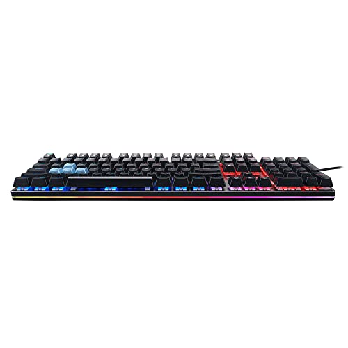 Acer Predator Aethon 303 Wired Gaming Keyboard - Kailh Blue Mechanical Switches | RGB Illuminated Keyboard | 12 Backlight Effects | 5 Pre-Set Gaming Modes & 3 Sidelight Effects | 100% Anti-Ghosting