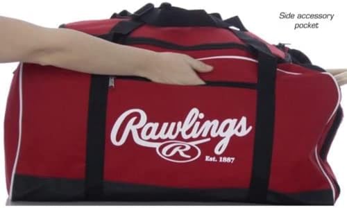 Rawlings Covert Player Duffle Bag, Navy Blue, 26" L x 13" W x 13" H