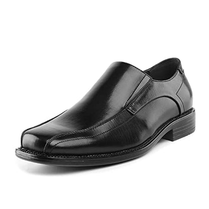 Bruno Marc Mens Leather Lined Dress Loafers Shoes, 1-Black - 12 (State-01)