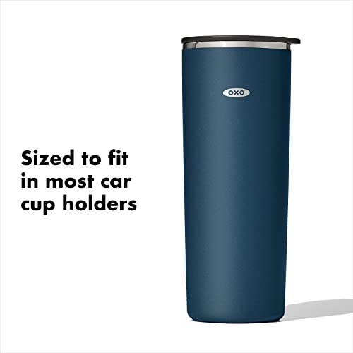 OXO Strive 24oz Insulated Tumbler with Sliding Lid - Dark Cobalt