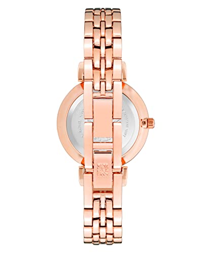 Anne Klein Women's AK/2158GNRG Rose Gold-Tone Bracelet Watch