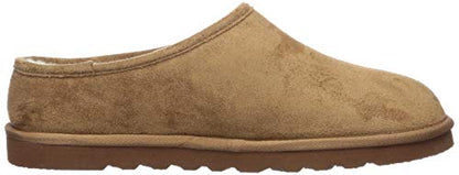 Skechers Men's RENTEN-LEMATO Slipper, Tan, 12 Medium US