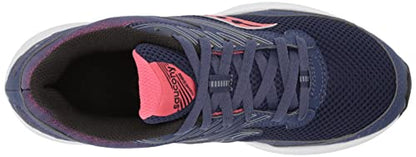 Saucony Women's Cohesion 15 Running Shoe, Cobalt/Punch, 7