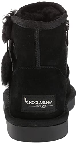 Koolaburra by UGG Unisex-Child Victoria Mini Fashion Boot, Black, 4 Little Kid