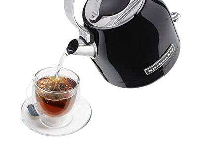 KitchenAid KEK1222OB 1.25-Liter Electric Kettle - Onyx Black,Small