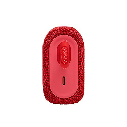 JBL Go 3: Portable Speaker with Bluetooth, Built-in Battery, Waterproof and Dustproof Feature - Red (JBLGO3REDAM)