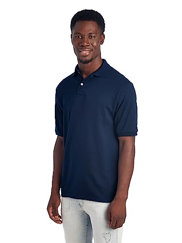 Jerzees Men's SpotShield Stain Resistant Polo Shirts (Short & Long Sleeve)