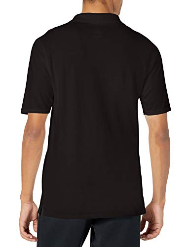 Hanes mens Short Sleeve X-temp Performance Polo fashion t shirts, Black, X-Large US