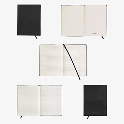 Oxford Weekly Planner, Undated Planner, Daily Gratitude Journal, Mon-Sun, 52 Weeks, 1 Year, Black Softcover, Premium Ivory Paper, 7.5" x 10" (90991)