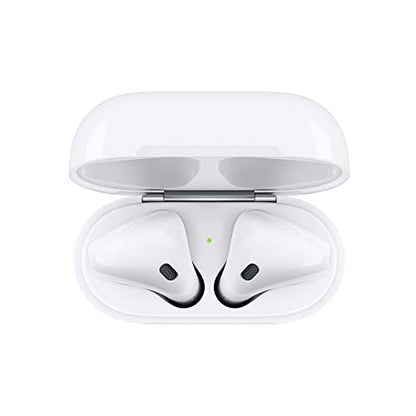 Apple AirPods (2nd Generation) Wireless Earbuds with Lightning Charging Case Included. Over 24 Hours of Battery Life, Effortless Setup. Bluetooth Headphones for iPhone