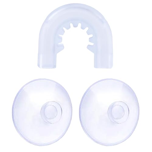 Suction Cups and Rubber Clip for Shower Caddy