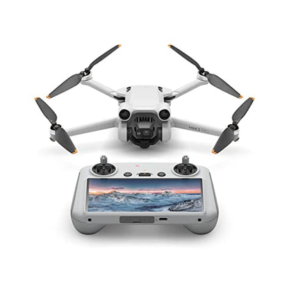 DJI Mini 3 Pro (DJI RC), Lightweight Drone with 4K Video, 48MP Photo, 34 Mins Flight Time, Less than 249 g, Tri-Directional Obstacle Sensing, Return to Home, Drone with Camera for Adults