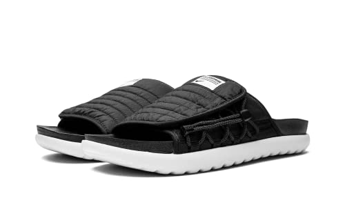 Nike mens Asuna 2 Slides Slippers, Black/Dark Grey/White/Black, 8