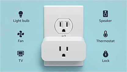 Amazon Smart Plug | Works with Alexa | control lights with voice | easy to set up and use
