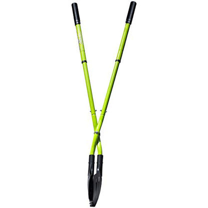 Earthwise 50002 Gator Grabber Telescoping Leaf Clean-Up Tool, Green/Black