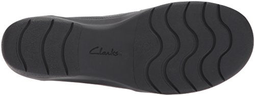 Clarks womens Cheyn Madi Slip On Loafer, Black Tumbled Leather, 7.5 US