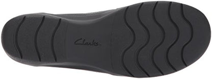 Clarks womens Cheyn Madi Slip On Loafer, Black Tumbled Leather, 7.5 US