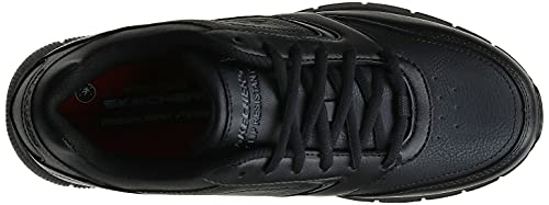 Skechers Men's Nampa Food Service Shoe, Black, 8.5