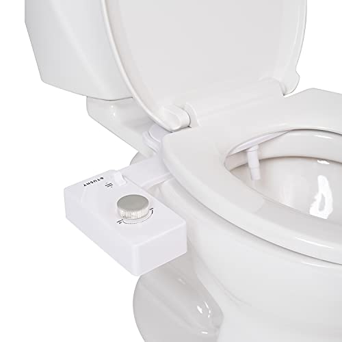 TUSHY Classic 3.0 Bidet Toilet Seat Attachment - A Non-Electric Self Cleaning Water Sprayer with Adjustable Water Pressure Nozzle, Angle Control & Easy Home Installation (Platinum)