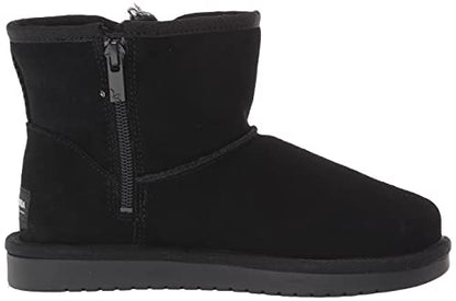 Koolaburra by UGG Unisex-Child Victoria Mini Fashion Boot, Black, 4 Little Kid