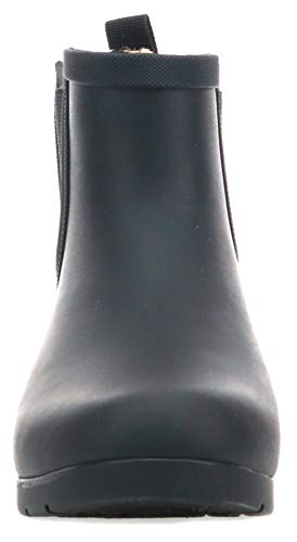 Chooka Women's Waterproof Plush Chelsea Bootie Chelsea Boot, Delridge Black, 8 M