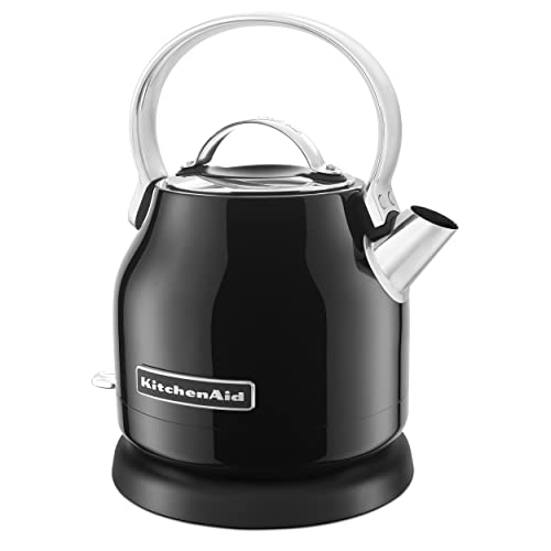 KitchenAid KEK1222OB 1.25-Liter Electric Kettle - Onyx Black,Small