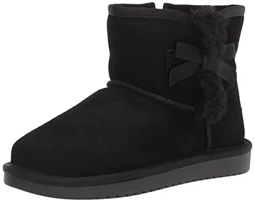 Koolaburra by UGG Unisex-Child Victoria Mini Fashion Boot, Black, 4 Little Kid