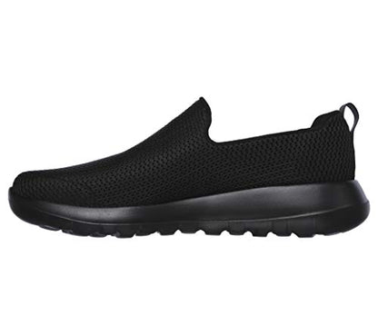 Skechers mens Go Max-athletic Air Mesh Slip on Walking Shoe, Black, 10.5 US, 54600-BBK