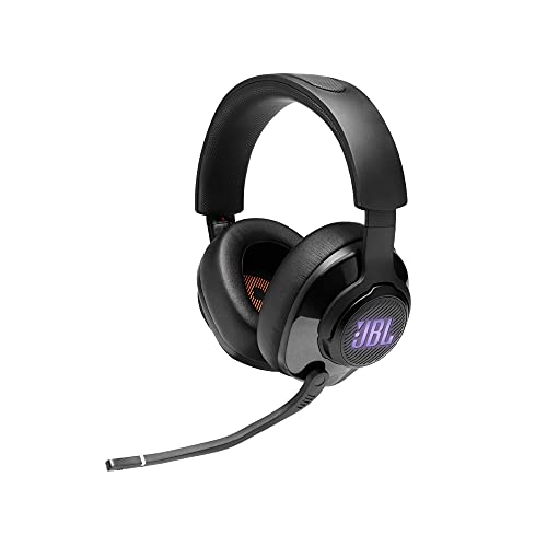 JBL Quantum 400 - Wired Over-Ear Gaming Headphones with USB and Game-Chat Balance Dial - Black, Large