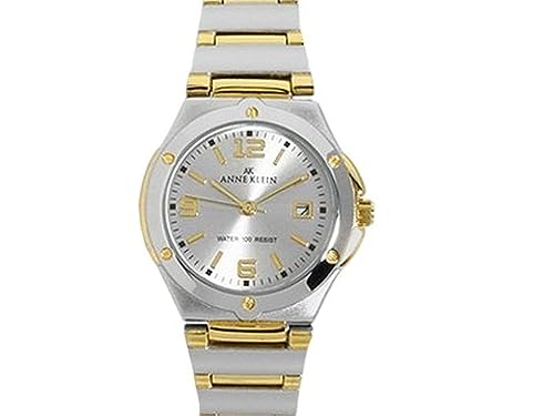 Anne Klein Women's Two-Tone Bracelet Watch, 10/8655SVTT