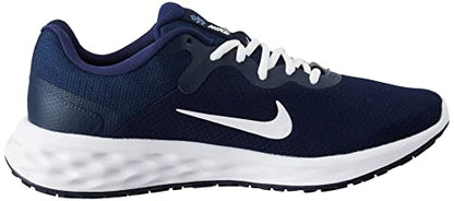 Nike mens Revolution 6 NN Road Running Shoes, Midnight Navy White Obsidian Ashen Slate, 11