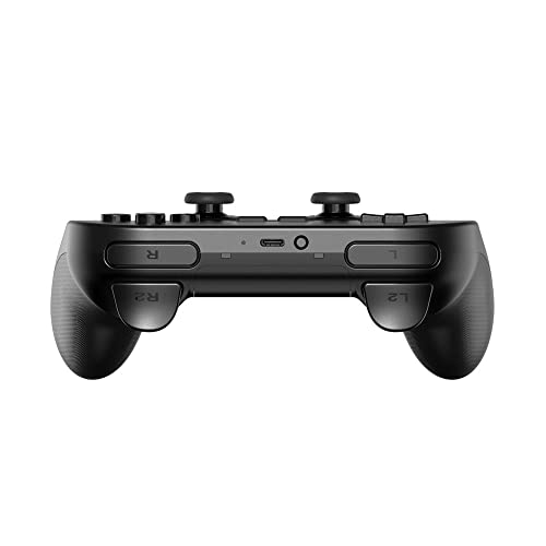 8BitDo Pro 2 Bluetooth Controller for Switch, PC, Android, Steam Deck, Gaming Controller for iPhone, iPad, macOS and Apple TV (Black Edition)