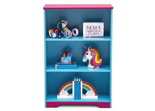 Delta Children Deluxe 3-Shelf Bookcase - Ideal for Books, Decor, Homeschooling & More - Greenguard Gold Certified, JoJo Siwa