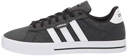 adidas Men's Daily 3.0 Skate Shoe, Core Black/Cloud White/Core Black, 10.5