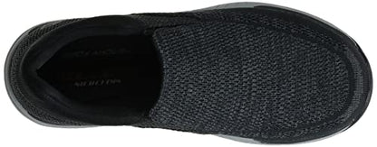 Skechers USA Men's Expected Gomel Slip-on Loafer,Black,10.5 2W US